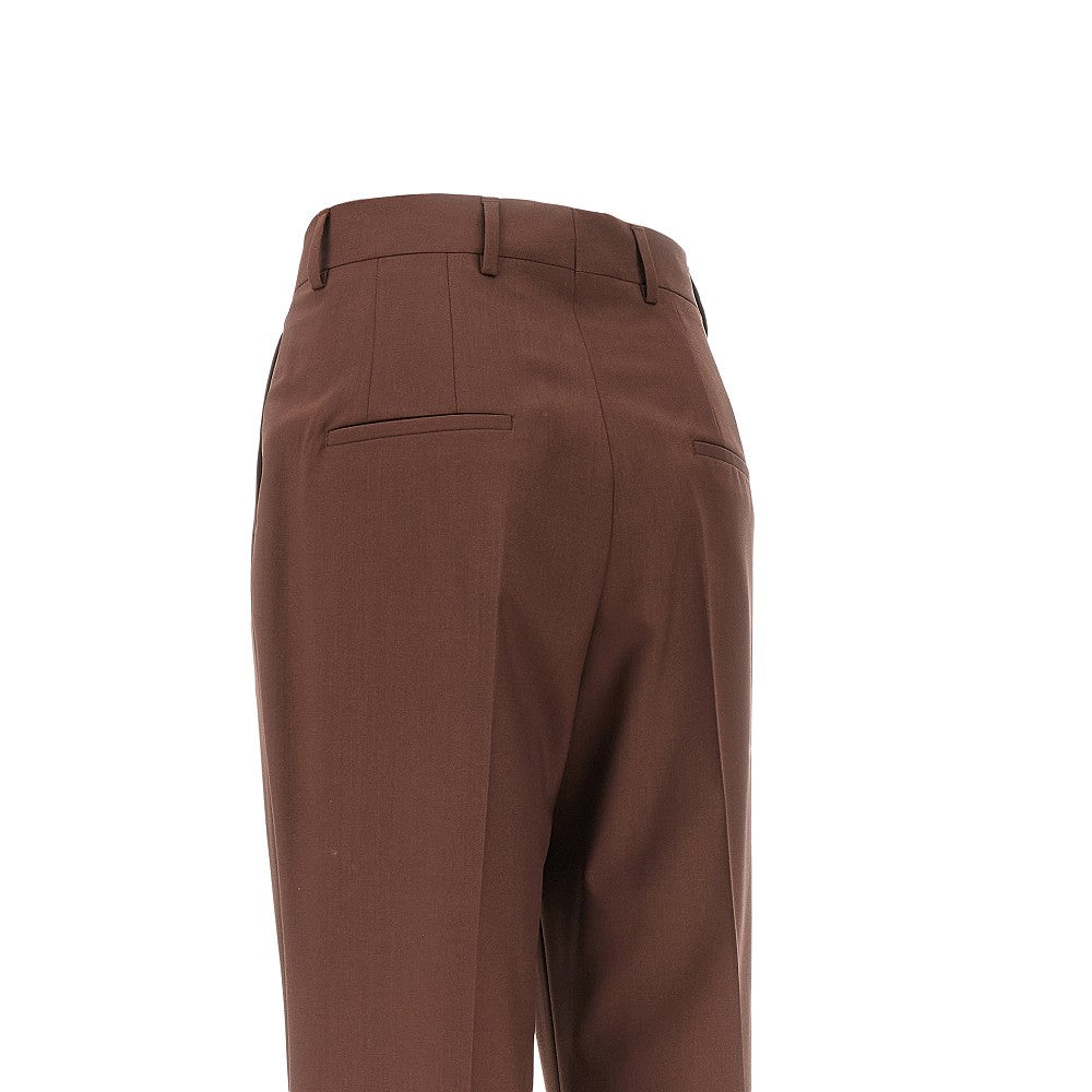 'Celia' high-rise wool trousers