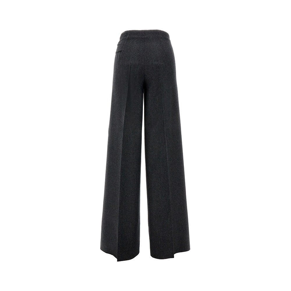 Wool pants with sash