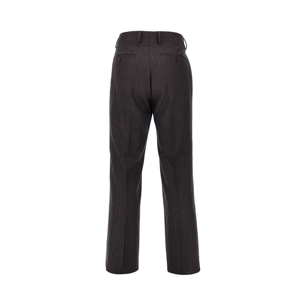 'Aston' pinstriped wool-blend pants