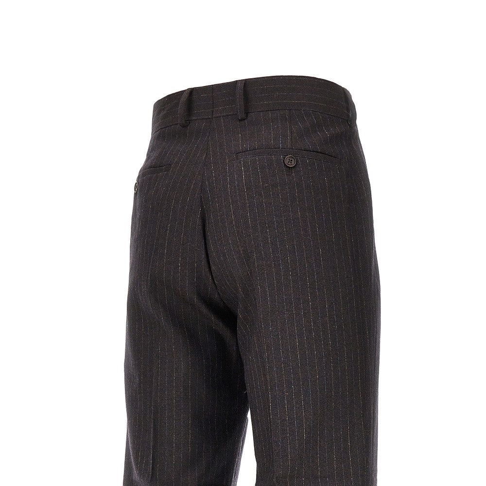 'Aston' pinstriped wool-blend pants