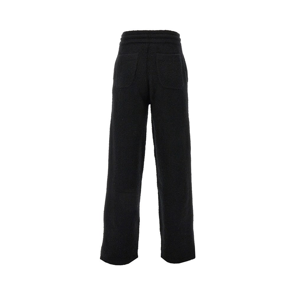 Pantalone in maglia con intarsio CB