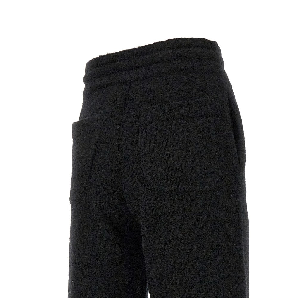 Pantalone in maglia con intarsio CB