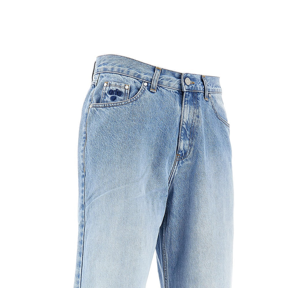 Heart Logo embroidery Basic jeans