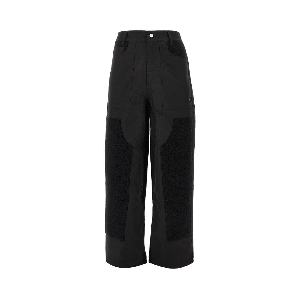 Pantalone combinato in lana e nylon