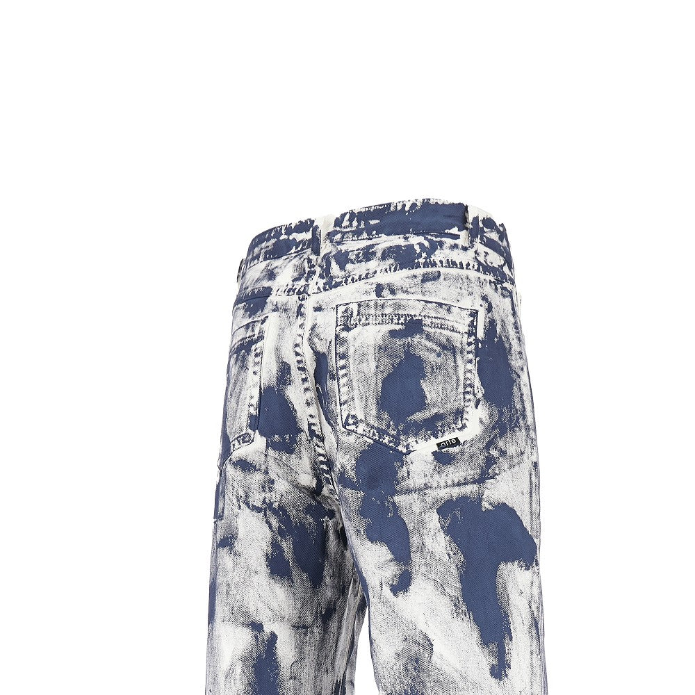 Painted cotton pants