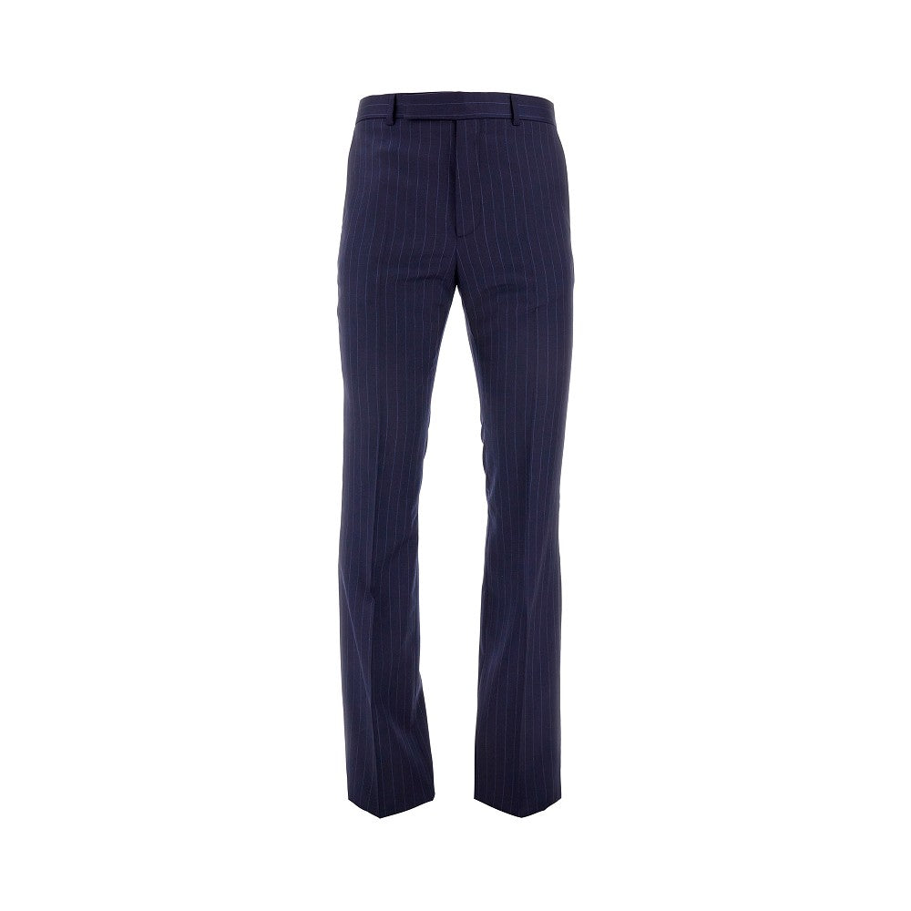 Prinstriped wool pants
