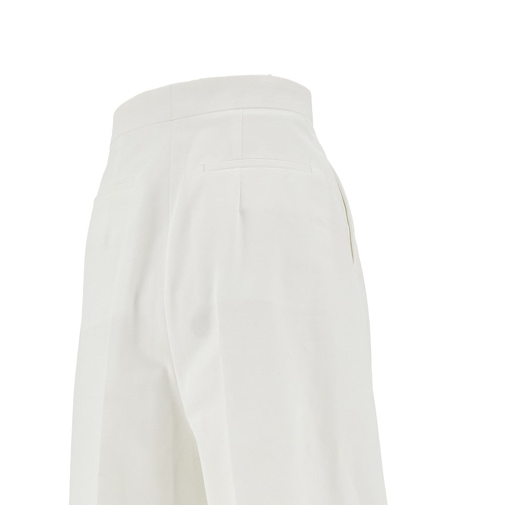 Pantalone in cotone con piega