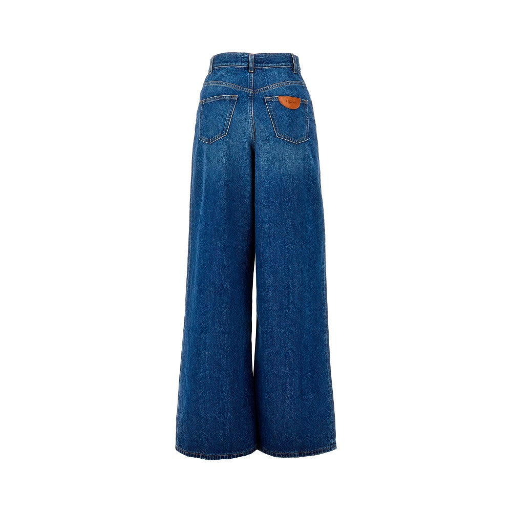 Jeans a gamba ampia