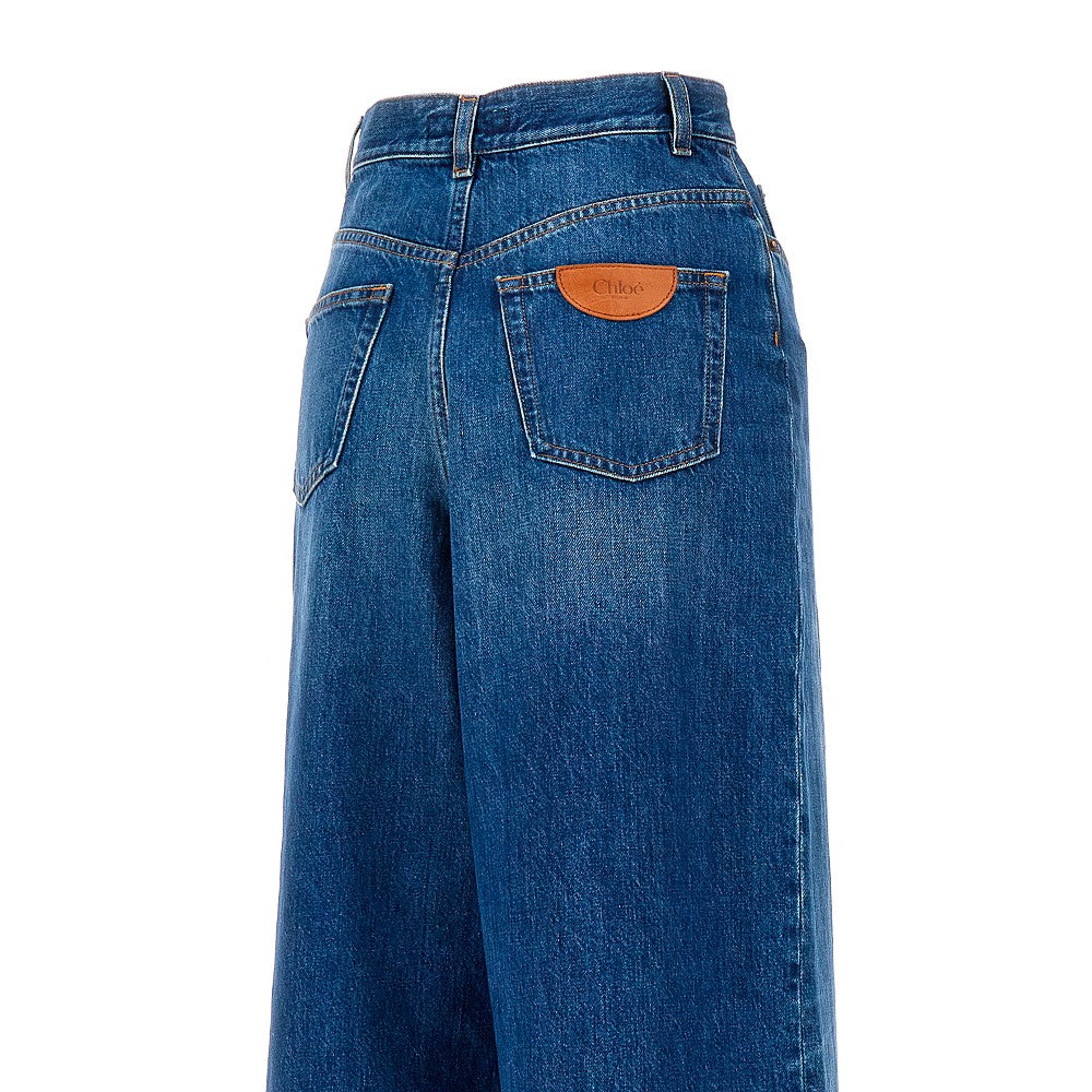 Jeans a gamba ampia