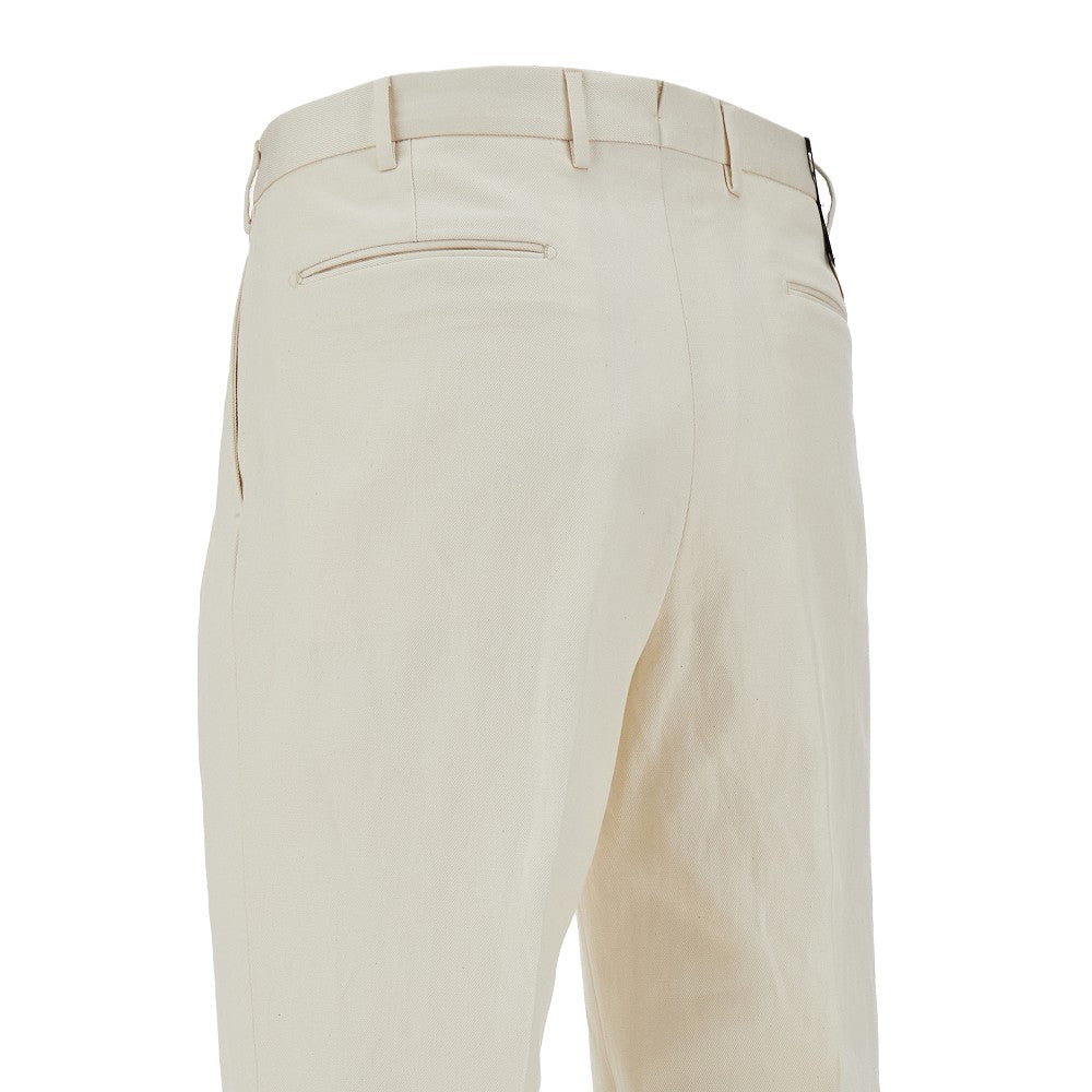 Pantalone Clark Accademia in cotone e lino