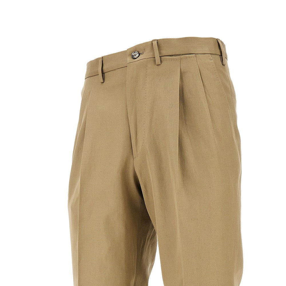 Clark Accademia cotton and linen trousers