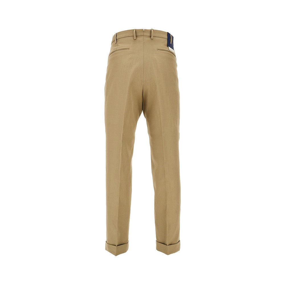 Pantalone Clark Accademia in cotone e lino