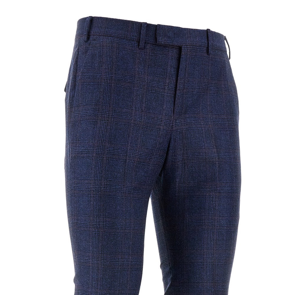 Check wool Master Fit pants