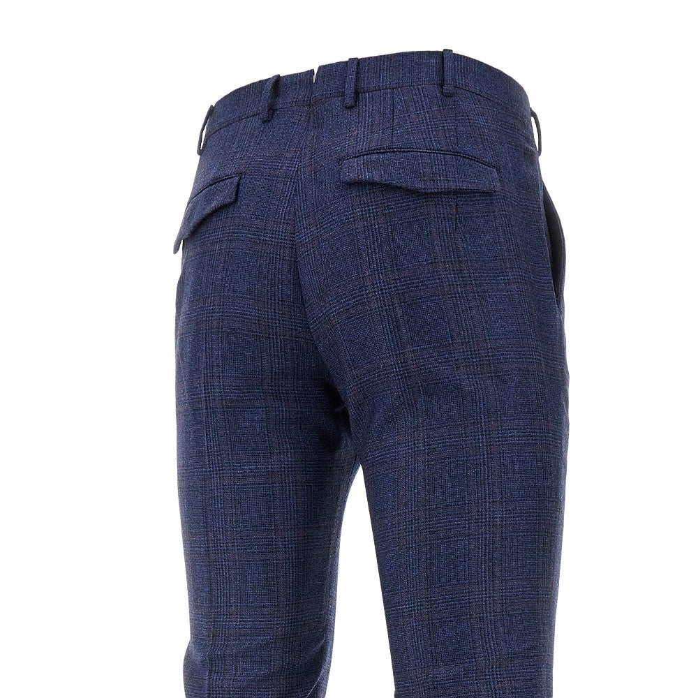 Check wool Master Fit pants