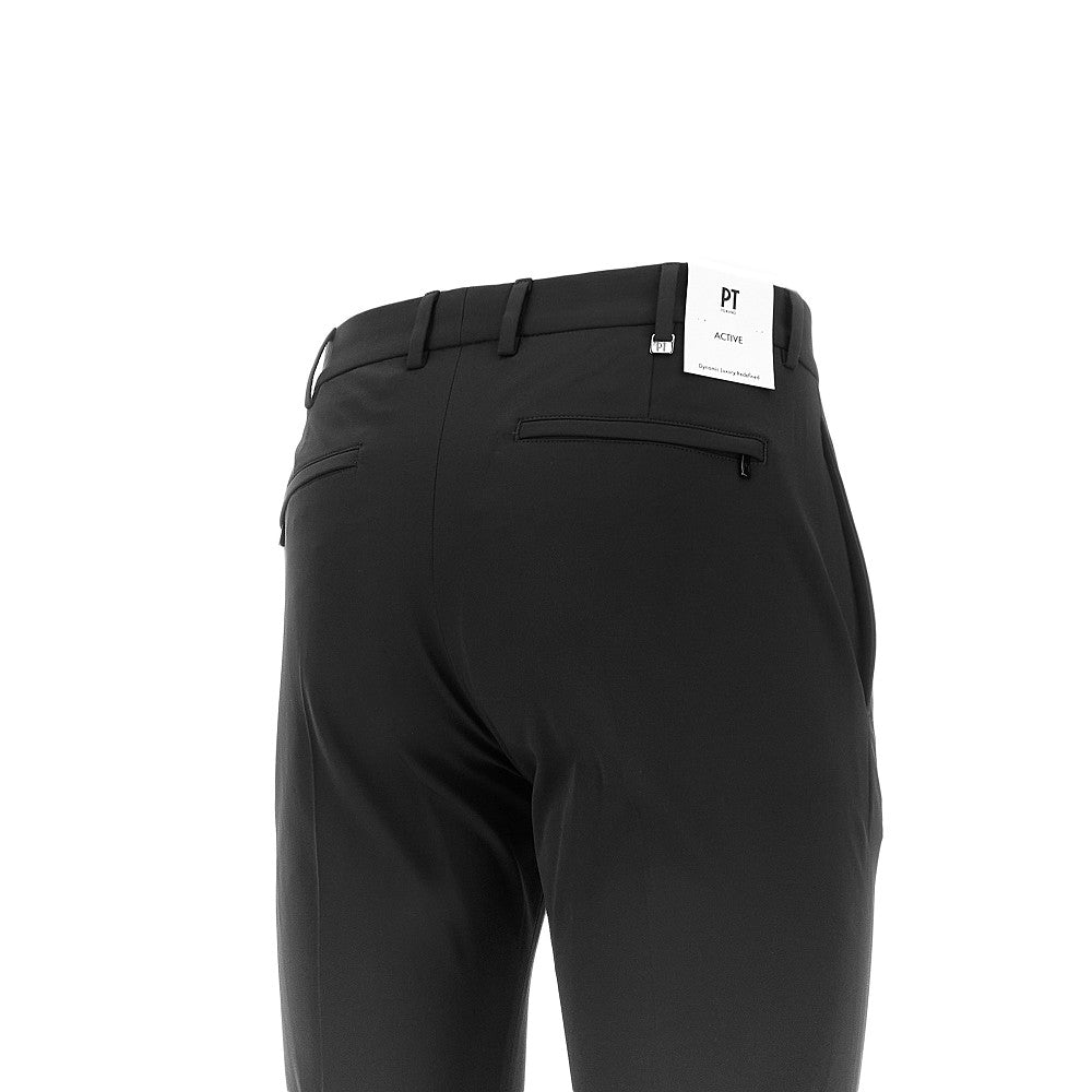 'Epsilon' stretch cotton-blend pants