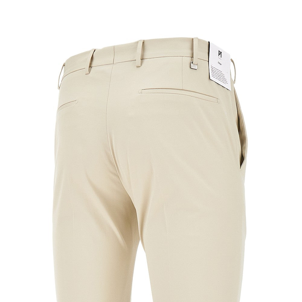 Stretch cotton 'Dieci pants