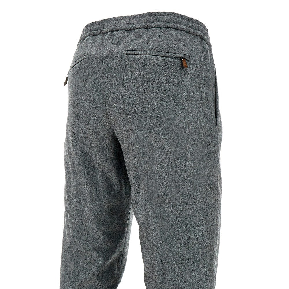 Pantalone Soft in lana stretch