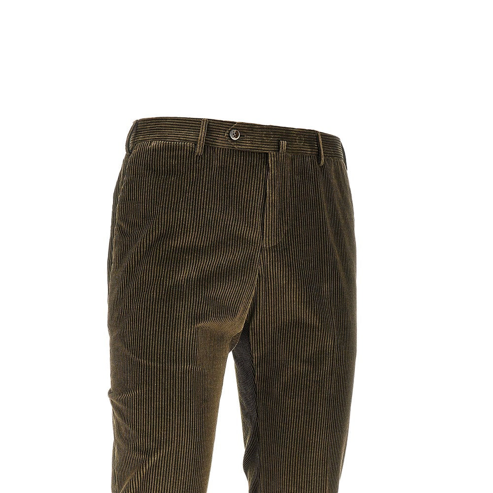 Pantalone Slim Fit in velluto a costine
