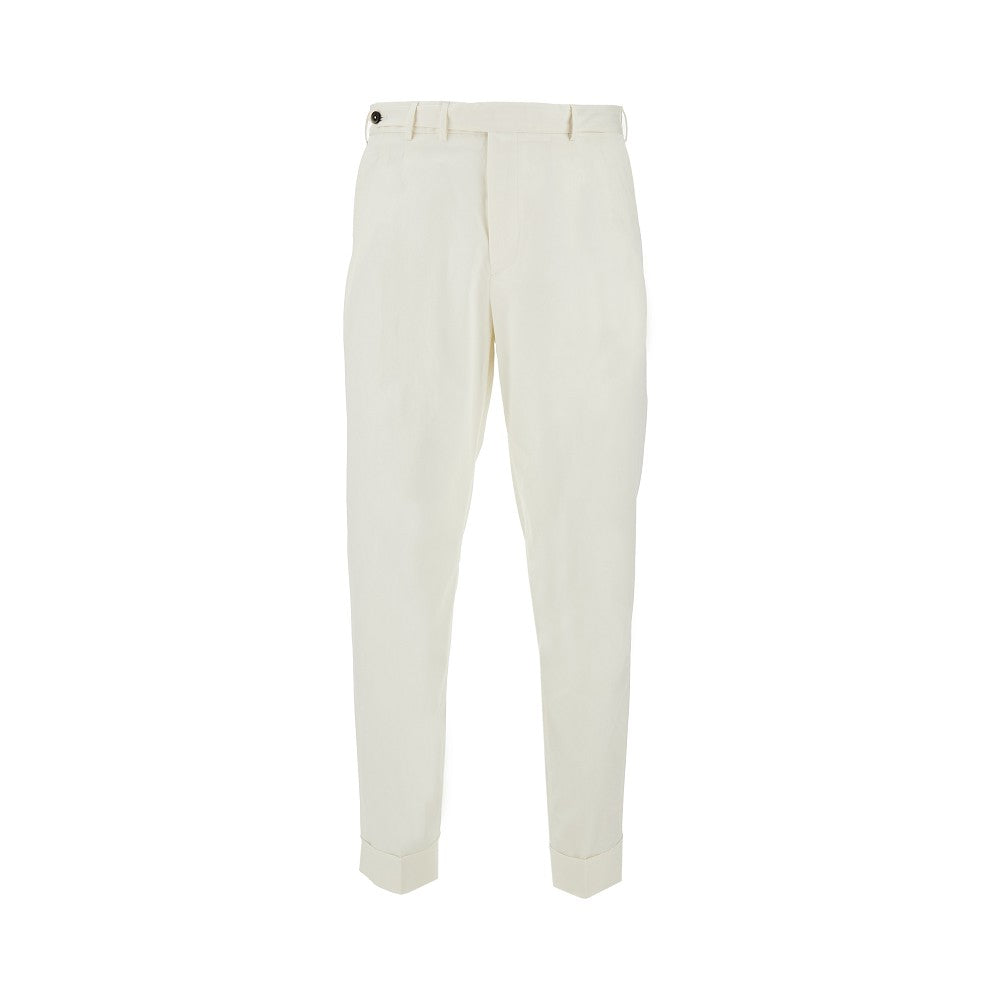 Pantalone Carrot Fit in cotone stretch