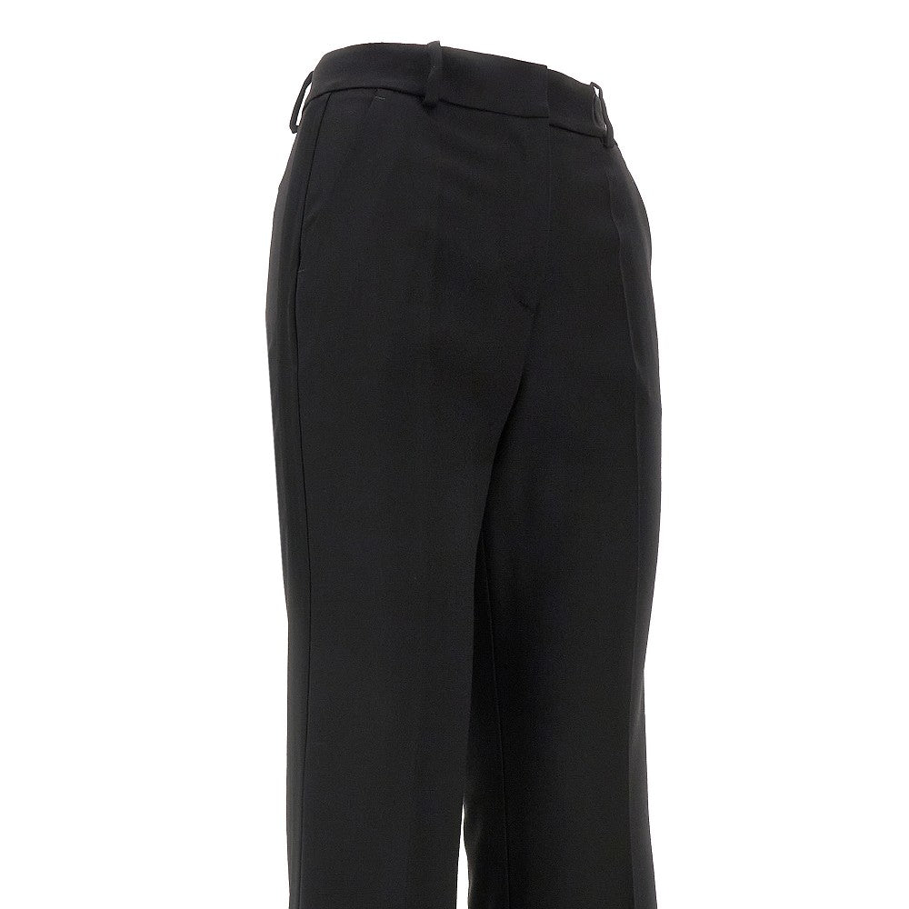 Pantalone smoking in lana stretch