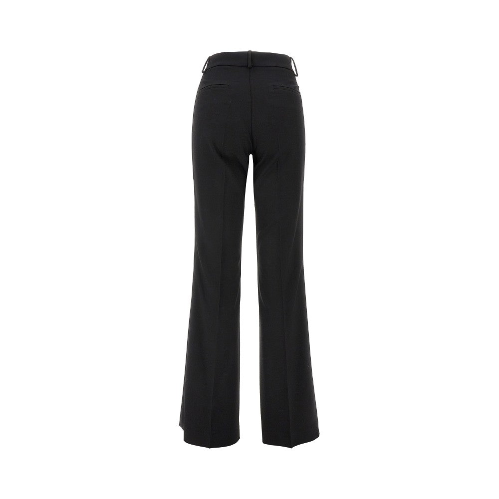 Pantalone smoking in lana stretch