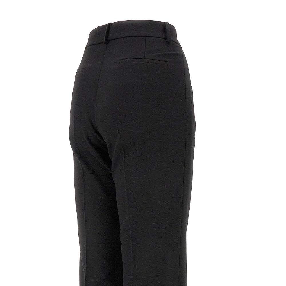 Pantalone smoking in lana stretch