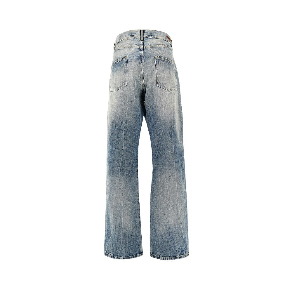 Denim 'Stone Rhodesian' jeans