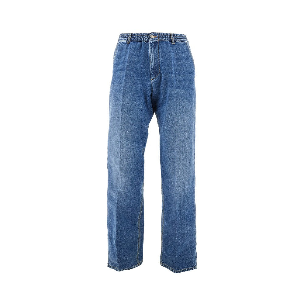 Clay Creased denim pants