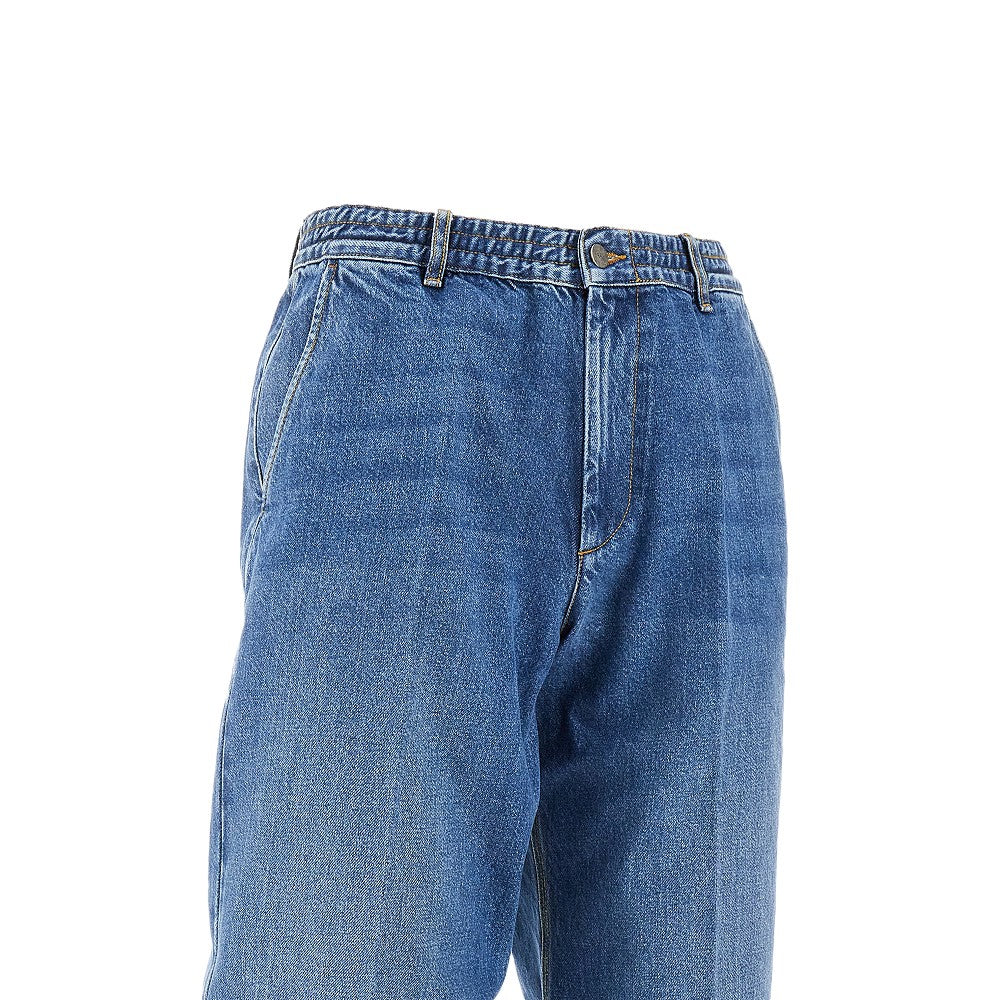 Clay Creased denim pants