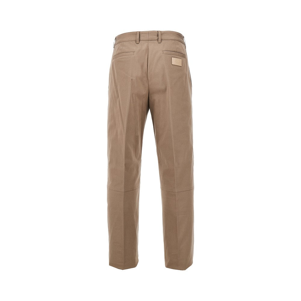 Pantalone chino in gabardine stretch