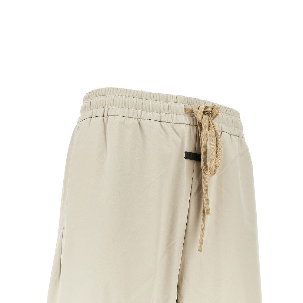 Stretch nylon track pants