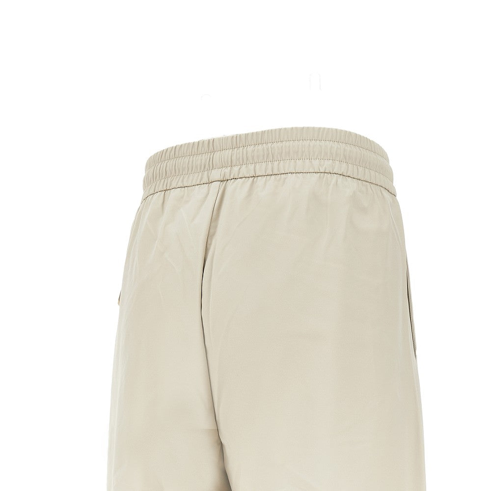 Stretch nylon track pants