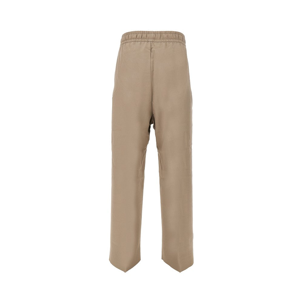 Pantalone a gamba ampia con coulisse