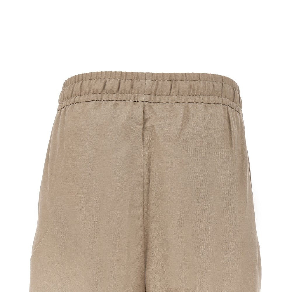 Pantalone a gamba ampia con coulisse