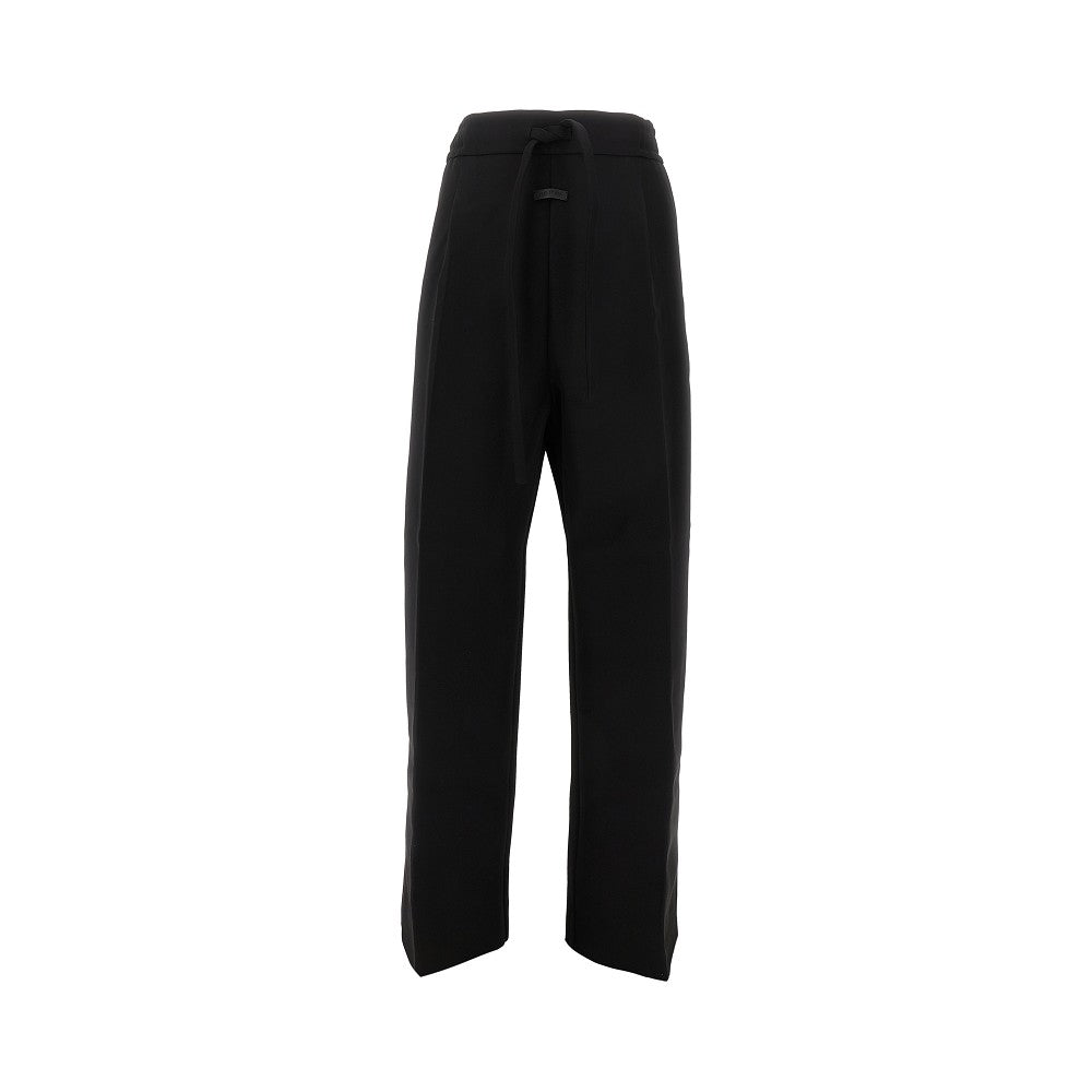 Heavy twill wide leg pants