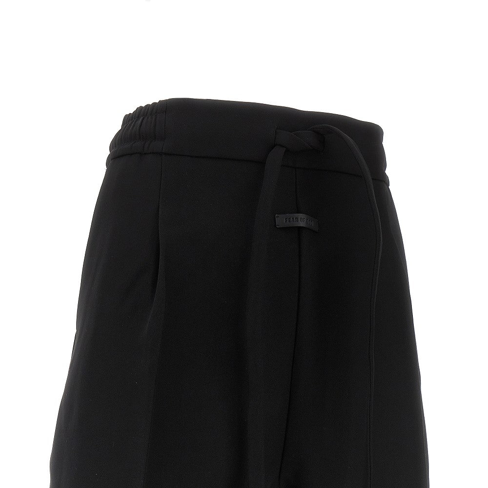 Heavy twill wide leg pants