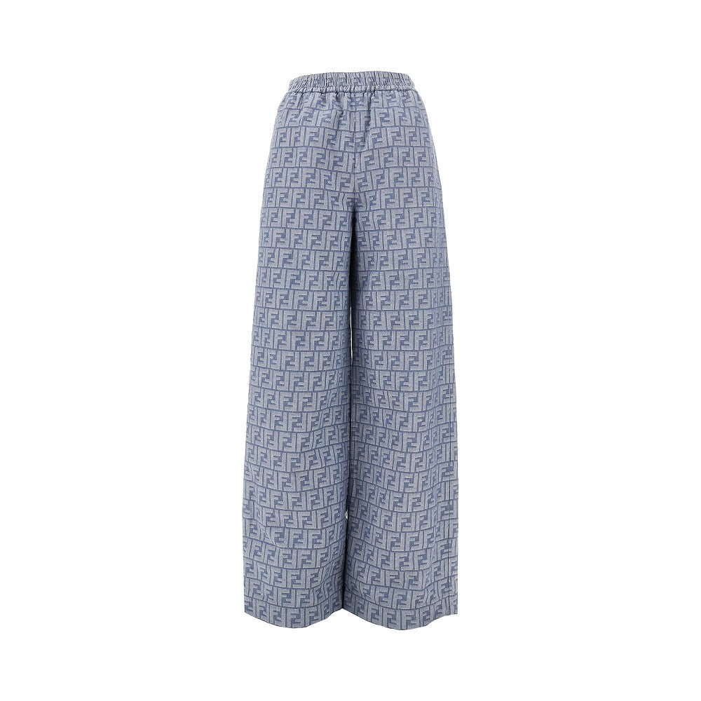 Pantalone in denim chambray FF