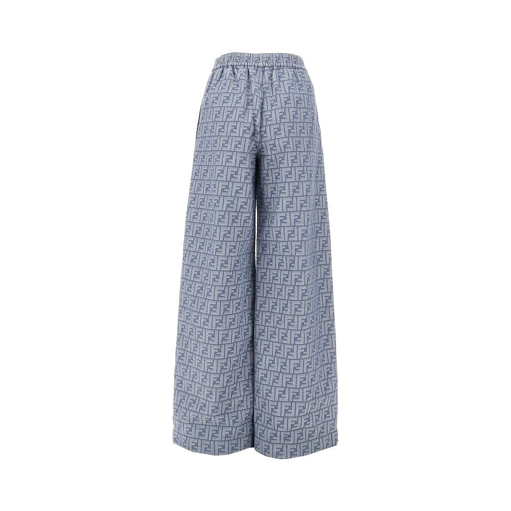 Pantalone in denim chambray FF
