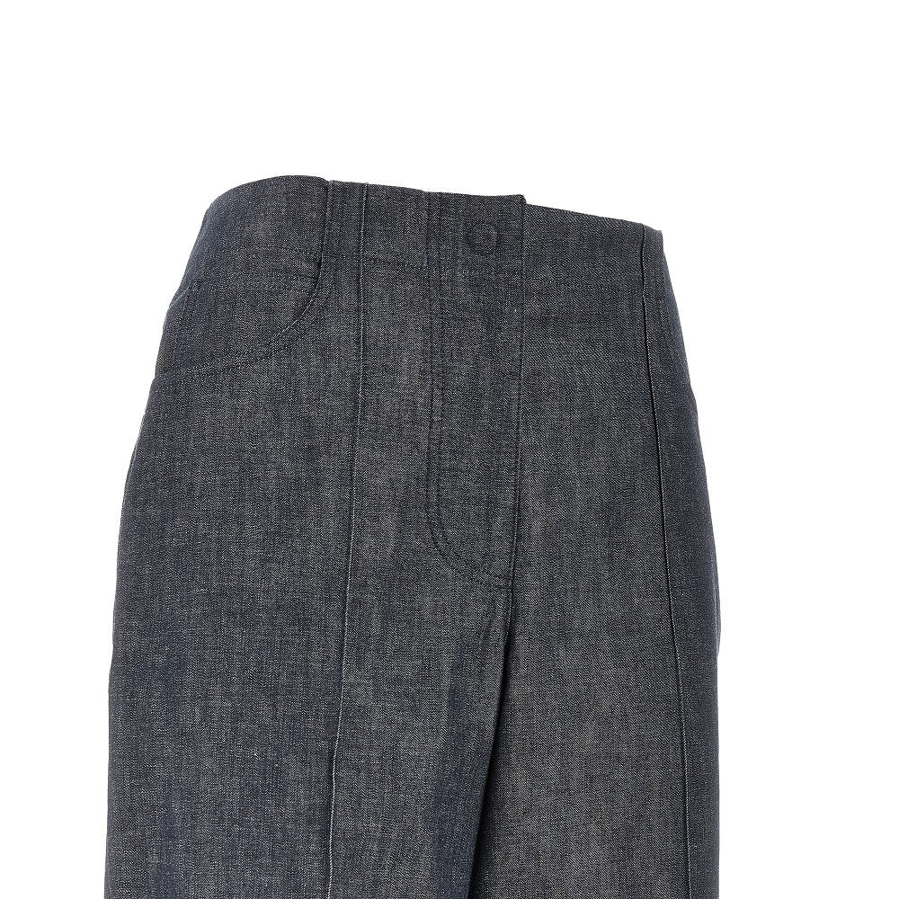 Chambray denim pants
