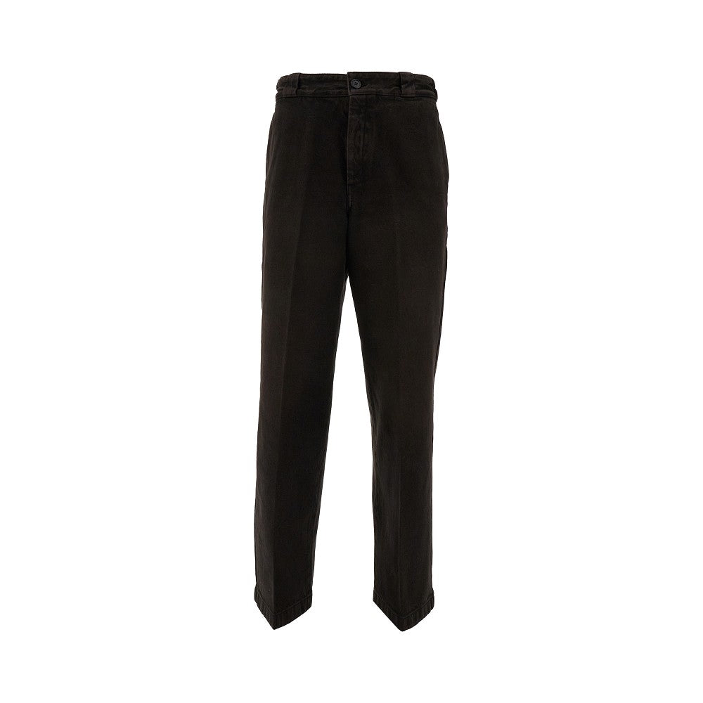 Pantalone in denim sovratinto
