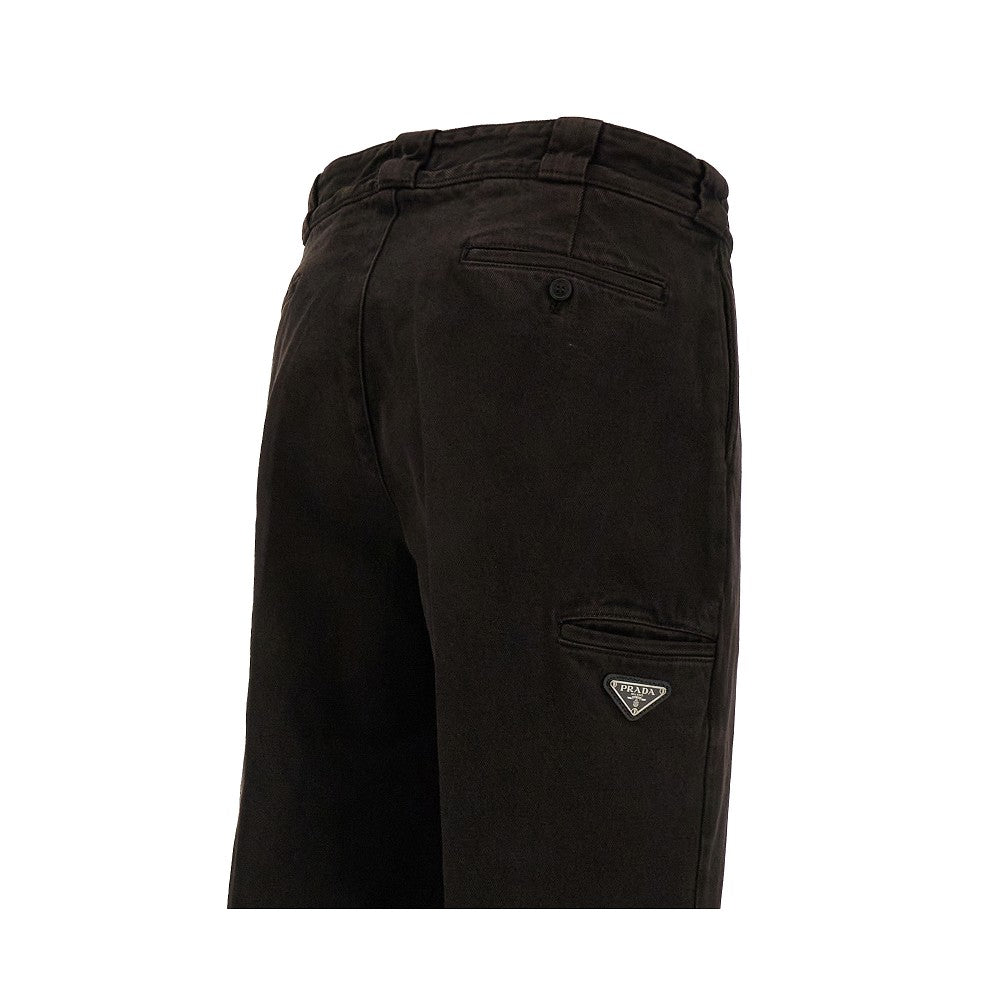 Pantalone in denim sovratinto