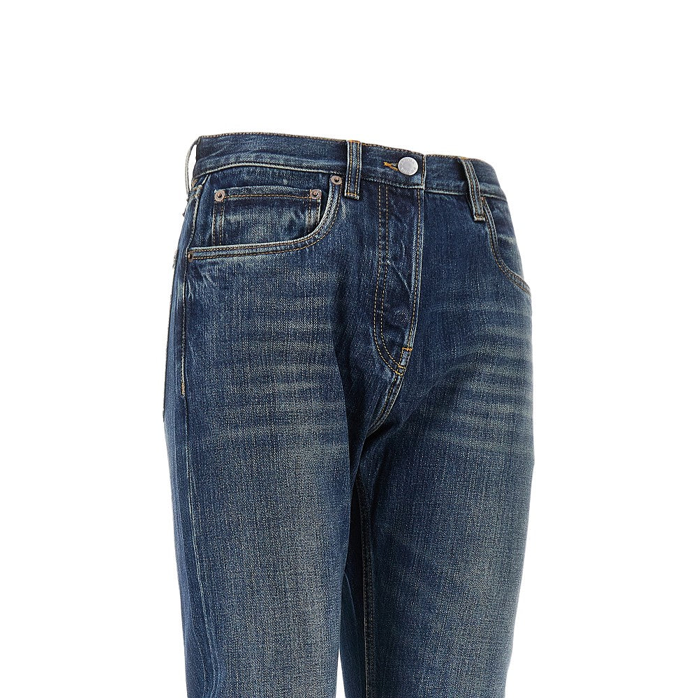 Jeans slim in selvedge denim