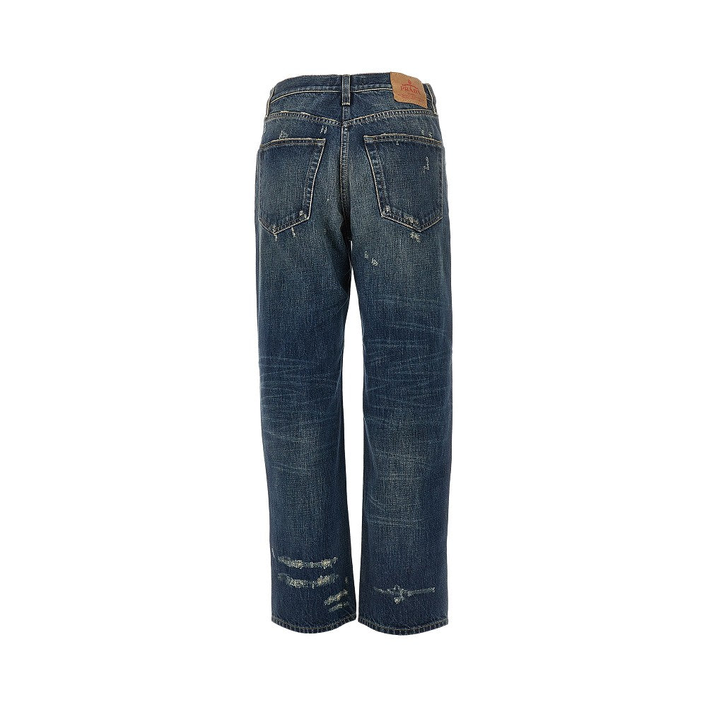 Used effect denim Relaxed Fit jeans
