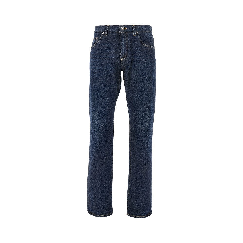 'Classic' jeans with logo plate