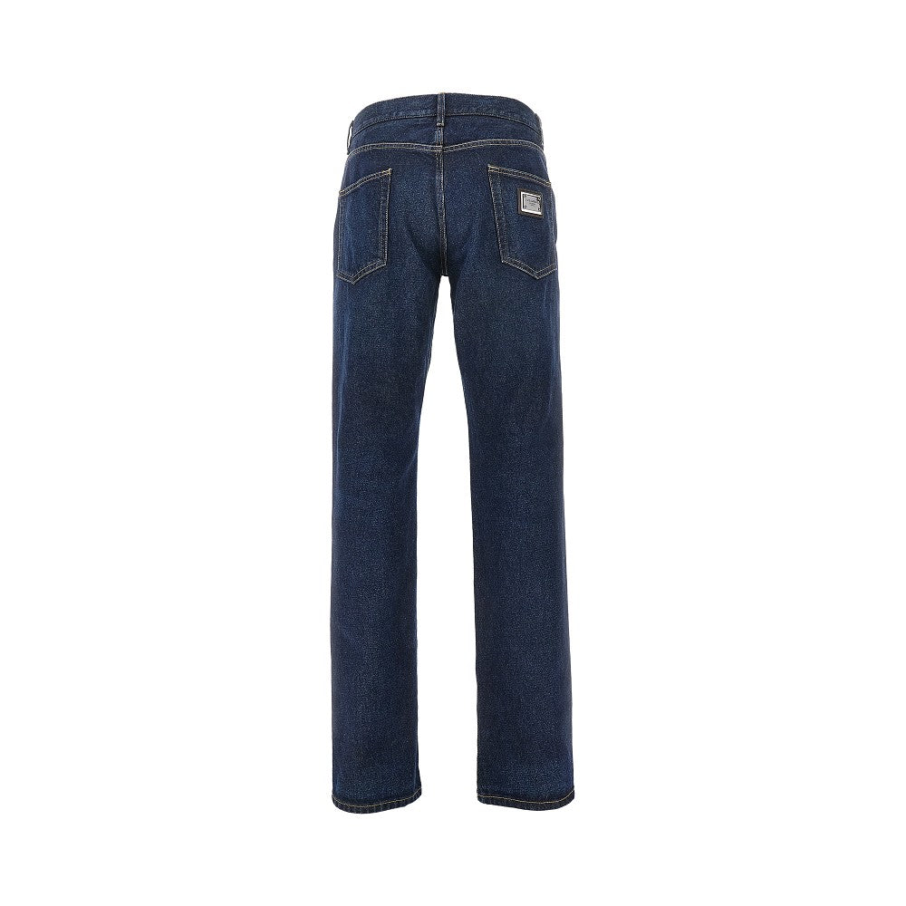 'Classic' jeans with logo plate