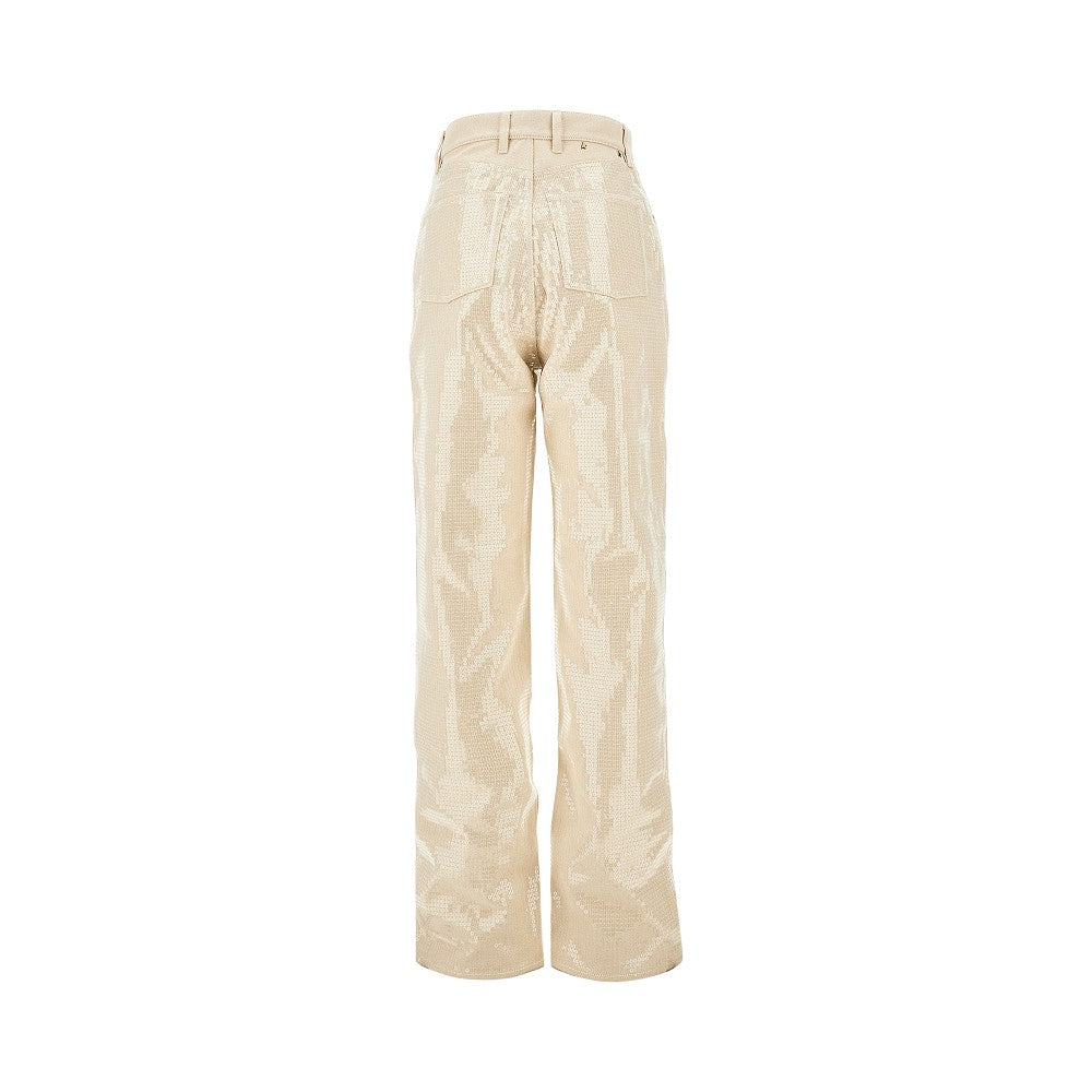 Sequinned 'Kim' denim pants