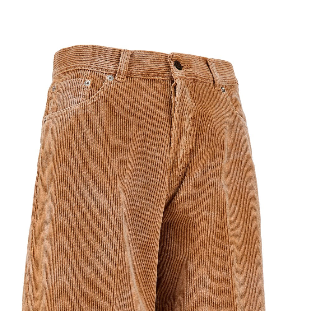 Pantalone oversize 'Bethany' in velluto