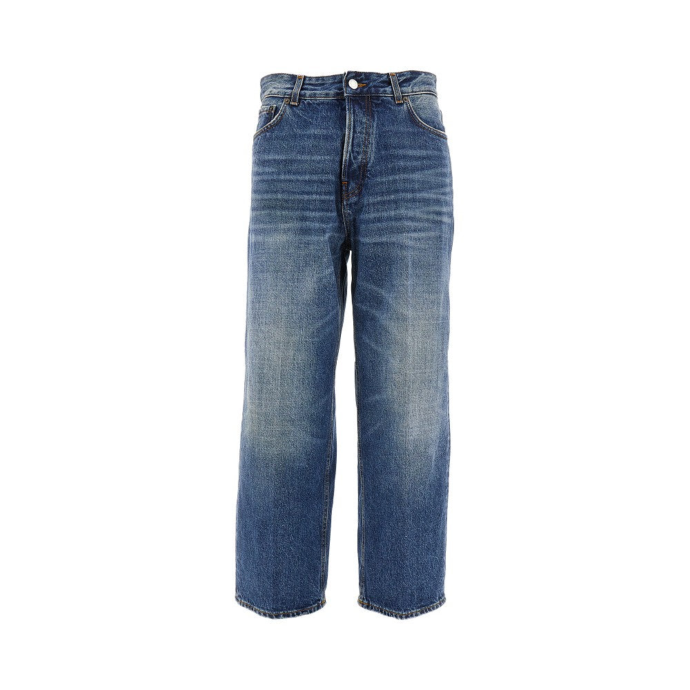 Boyfriend Fit cropped jeans