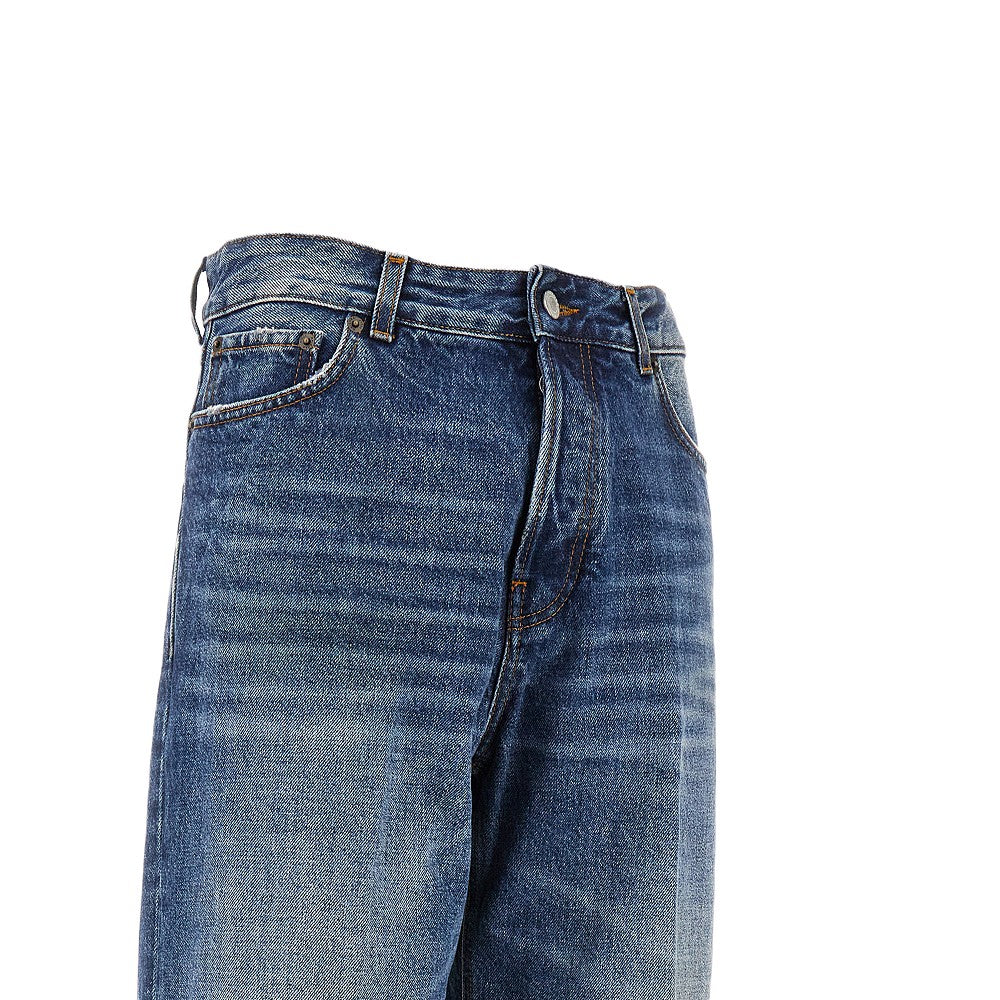 Boyfriend Fit cropped jeans