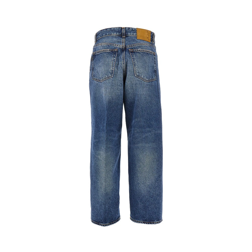 Boyfriend Fit cropped jeans